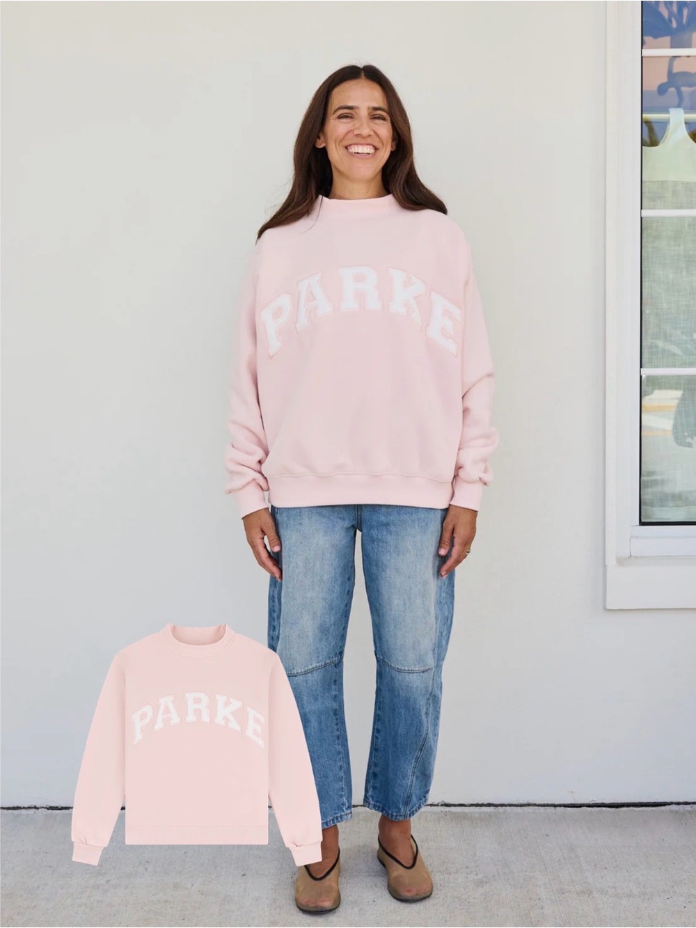 Parke sweatshirt sold out mommy and me in rose L/xL
